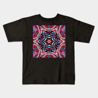 Pink Kaleidoscope Kids T-Shirt